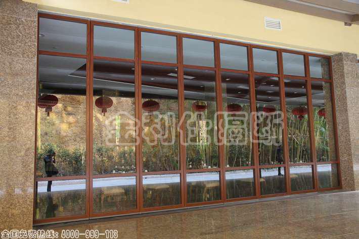 惠州市云顶温泉度假酒店玻璃隔断工程
