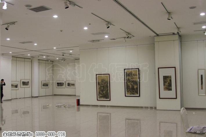 西安美术馆活动隔断图片