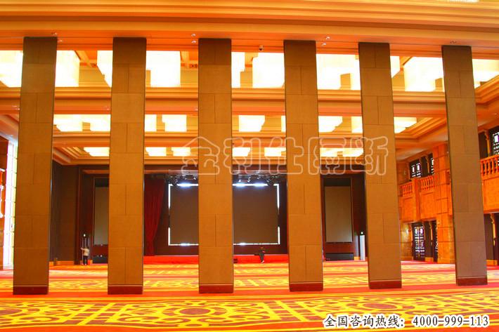  东莞曼佧特国际大酒店多功能厅活动屏风工程